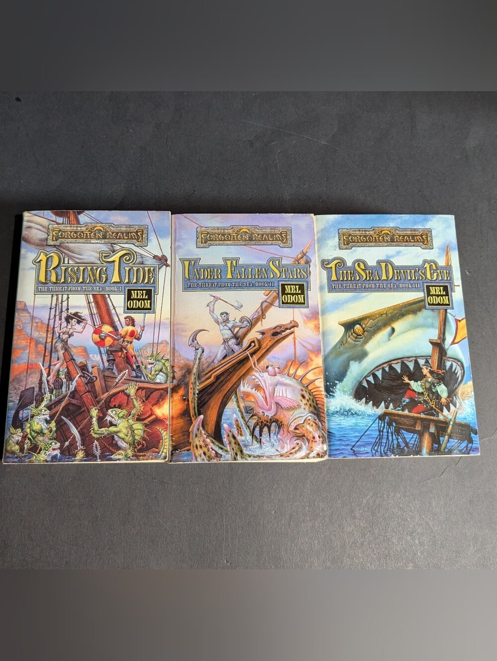 Forgotten Realms The Threat From The Sea Trilogy Books Mel Odom Fantasy Novels